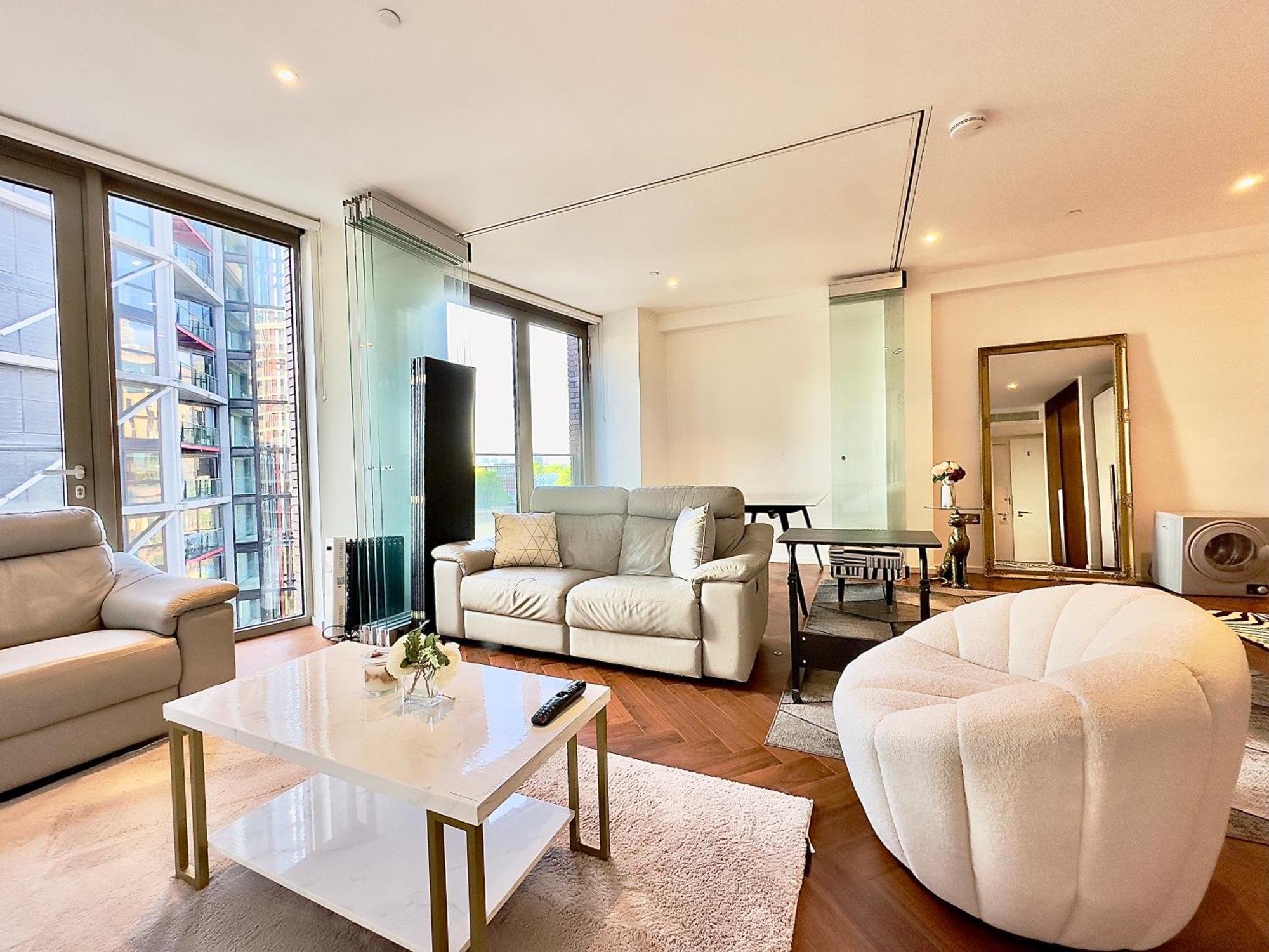 Lavish Penthouse River View Fast Wifi - Luxurylondonstays Kültér fotó