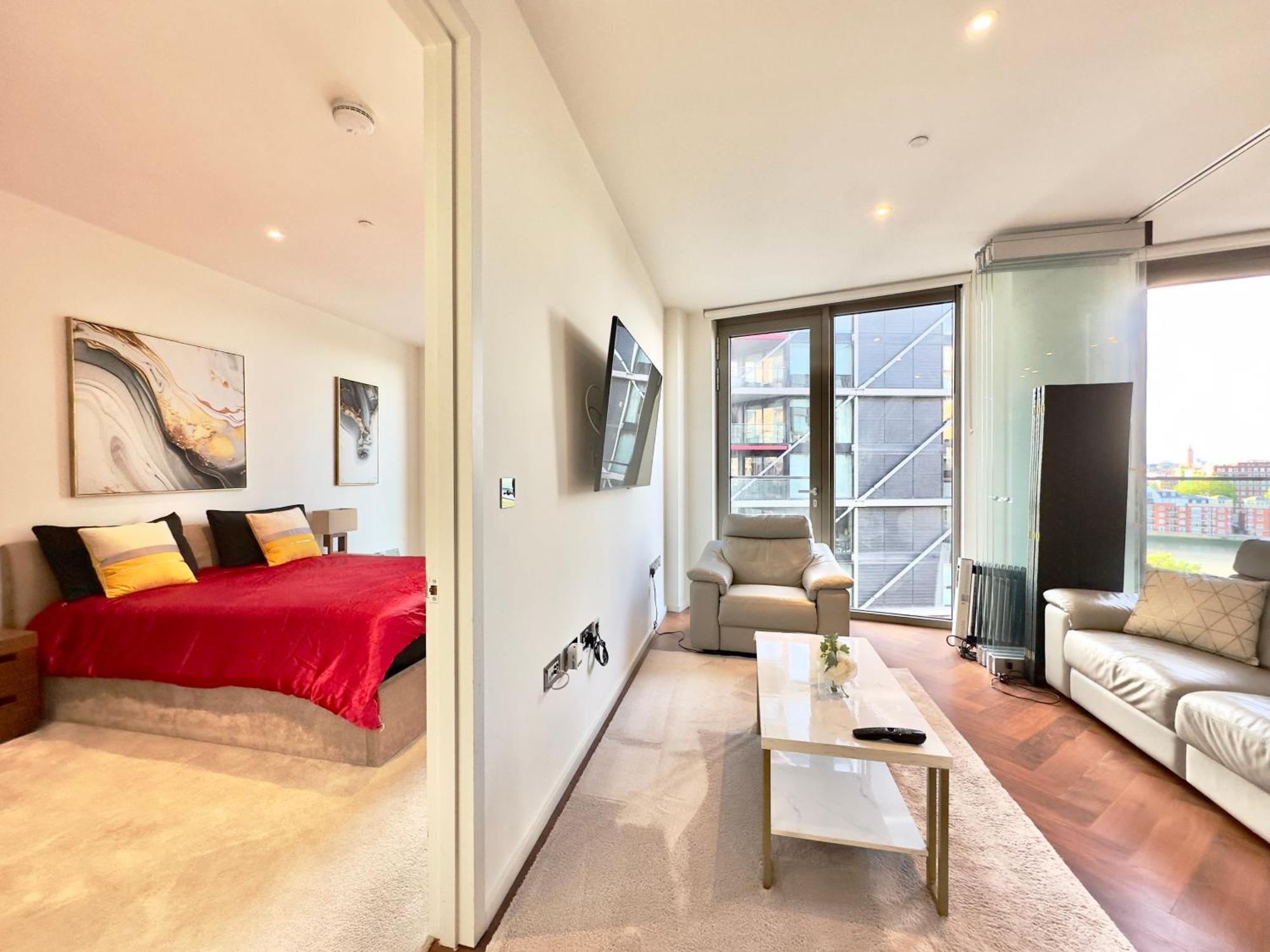 Lavish Penthouse River View Fast Wifi - Luxurylondonstays Kültér fotó
