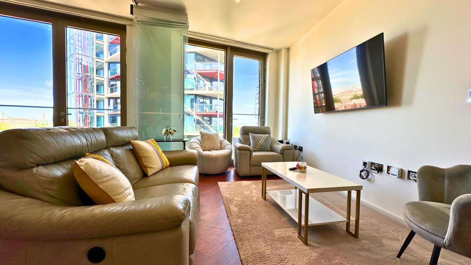 Lavish Penthouse River View Fast Wifi - Luxurylondonstays Kültér fotó