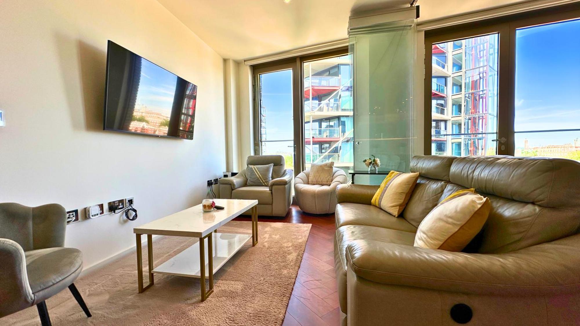 Lavish Penthouse River View Fast Wifi - Luxurylondonstays Kültér fotó
